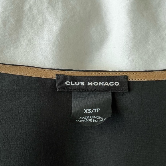 Club Monaco Sequin Silk Top - Picture 3 of 7